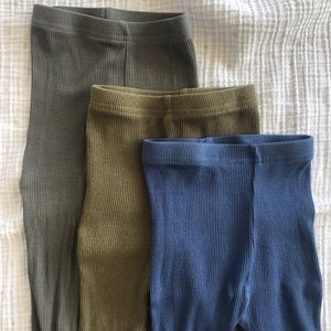 SMALL SHOP 🦋 RIBBED LEGGINGS